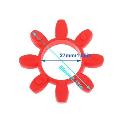 2 Pack Jaw Coupling Spider Insert GR24 55 mm OD 27 mm ID Compatible with KTR Rotex 24 in Kuwait