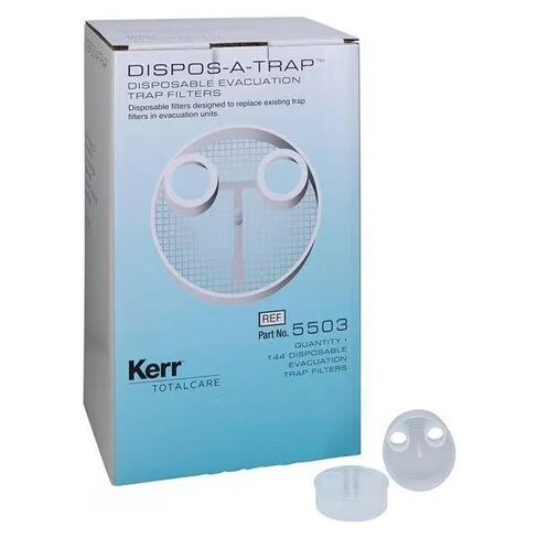 Pinnacle Products 5503 Dispos-A-Trap Dental Evacuation Traps 144/Bx in Saudi Arabia