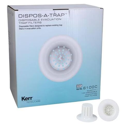 Pinnacle Products 6100-C Dispos-A-Trap #6100C Dental Evacuation Traps 144/Bx in Saudi Arabia