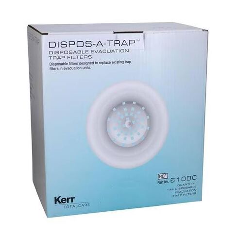 Pinnacle Products 6100-C Dispos-A-Trap #6100C Dental Evacuation Traps 144/Bx in Saudi Arabia