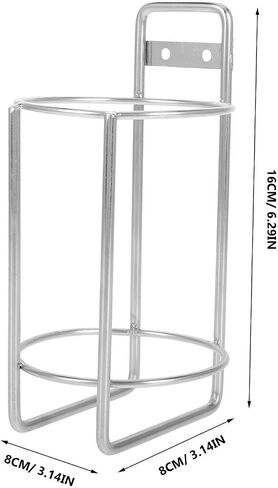 Stainless Steel Water Bottle Rack with Screw down Cup Holder, Space-saving and Easy to Clean Storage Rack for Office, Workshop, and Countertop Use in Kuwait