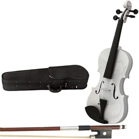 Beginner violin acoustic violin; Violin set white in Kuwait