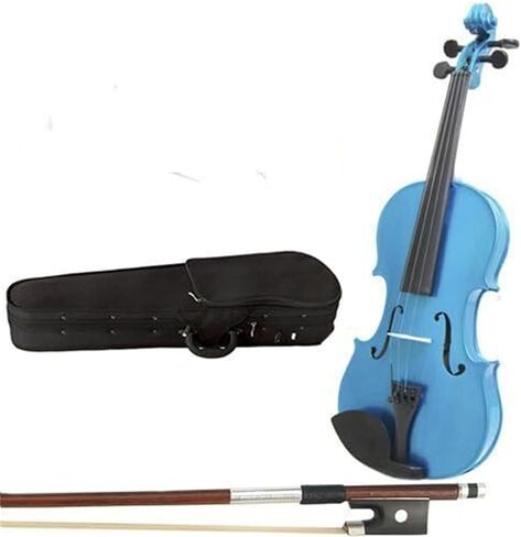 Beginner violin acoustic violin; Violin set in blue (3/4) in Kuwait