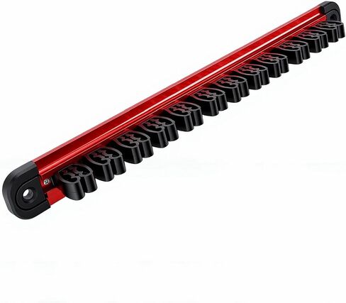 Multifunctional Aluminum Alloy Magnetic Screwdriver Organizer Efficient Storage Tool for Workshop Repair in Kuwait