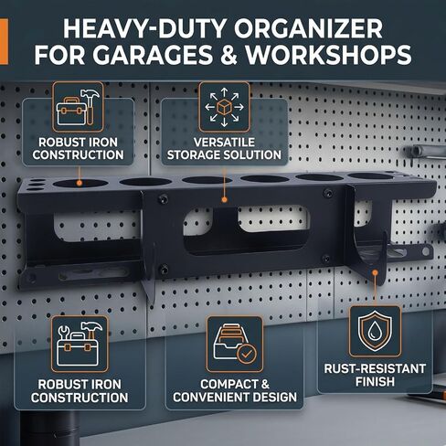 Metal Caulking Tube Storage Rack, Durable Organizer for Auto Repair Workshops in Kuwait