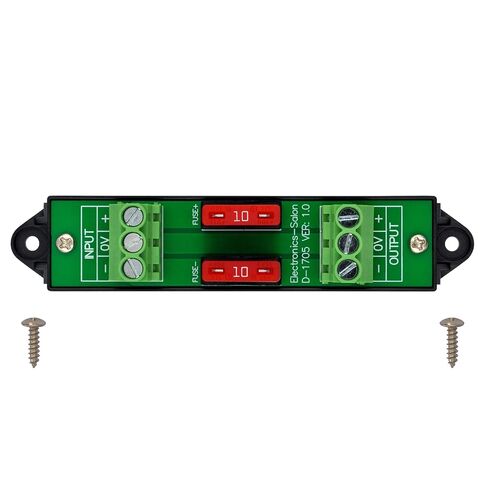 DC +/- Dual Channel 5 to 58V 10Amp ATO Fuse Moudle, Screw Mount, Electrical Fuse D-1705GP in Kuwait