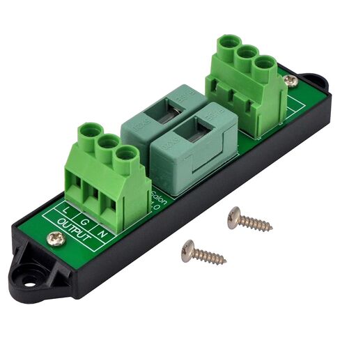 DC +/- Dual Channel 5 to 58V 10Amp ATO Fuse Moudle, Screw Mount, Electrical Fuse D-1705GP in Kuwait