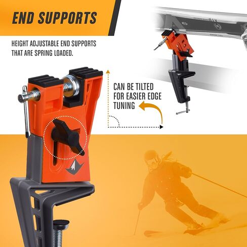 RaceWax Elite Ski Wax Tuning Kit + All Metal World Cup Ski Vise in Kuwait