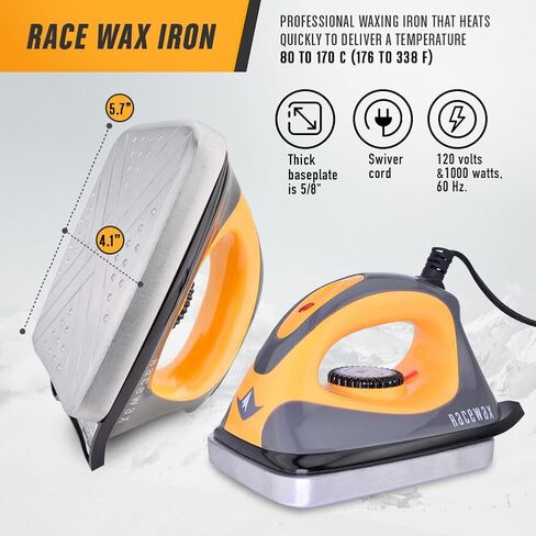 RaceWax Elite Ski Wax Tuning Kit + All Metal World Cup Ski Vise in Kuwait