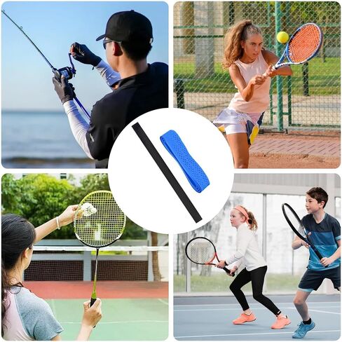 Anti Slip Rod Wraps for Fishing Rod, 43.3 Inch Anti Slip Sweat-Absorbing Tape for Golf Tennis Rackets, Badminton Rackets and Fishing Rods in Kuwait