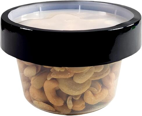 PACTOGO Black Shrink Bands - Fits Round Plastic Soup/Deli Containers Sizes 8-32 Ounces - Tamper Evident Seals (Pack of 250) in Kuwait