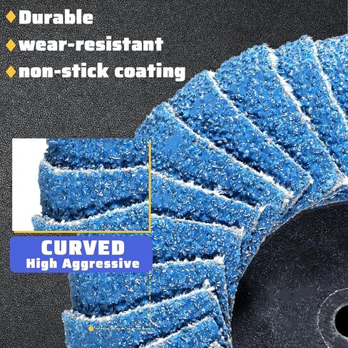 23 PCS Die Grinder Sanding Disc 2 Inch Roll Lock Rapid Replacement Sanding Discs Flat Flap Discs with 1/4" Holder, 40 60 80 120Grit for Wood Metal Sand ing, Rust Removal, Grinding and Finishing in Kuwait
