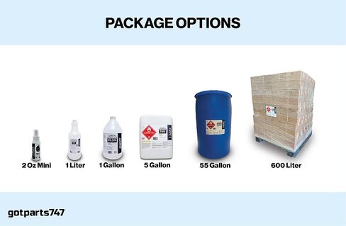 16 × 1000 مل كحول الأيزوبروبيل 99.5% درجة USP - 16 لترًا من IPA عالي النقاء - صنع في الولايات المتحدة الأمريكية in Kuwait