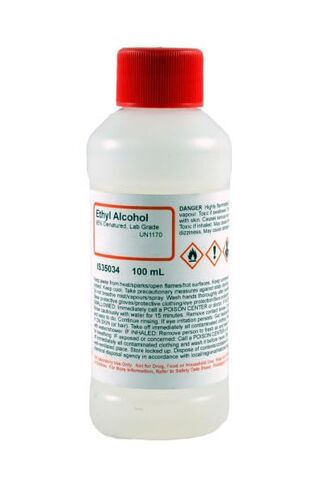 العلوم المبتكرة - 95% إيثانول مشوه 100 مل - مذيب متعدد الاستخدامات للتطبيقات العلمية والصناعية والبحثية in Kuwait
