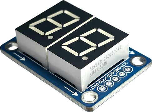 [LED595-01] 74HC595 2-Digit 7-Segment LED Module (3pcs) in Kuwait