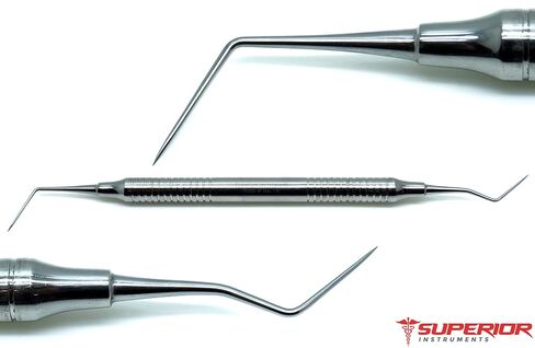 Dental Explorers 23, 9, 23/17A, Dg16 Probes Diagnostic Endodontic Examination 4 Pieces Instruments Set in Kuwait