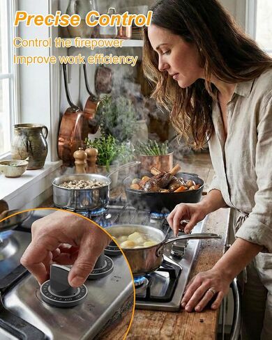 4 قطع من مقابض الموقد السطحي مناسبة لنماذج Jenn Air Cooktop المحددة استبدال Y700854 AP4290230 700854 1246687 7-0854 7-7697 707697 AH2201285 EA2201285 PS2201285 Y707697 in Kuwait