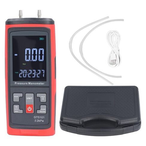Differential Pressure, ABS Material, ±2KPa Accuracy, Ideal for HVAC and Gas Pressure Testing in Kuwait