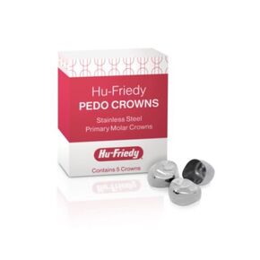 Hu-Friedy SSC-ULD6 Stainless Steel Pedo Crowns, Upper Left Primary, 1st #6 Refill (Pack of 5) in Kuwait
