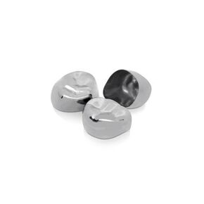 Hu-Friedy SSC-ULE3 Stainless Steel Pedo Crowns, Upper Left Primary, 2nd #3 Refill (Pack of 5) in Kuwait