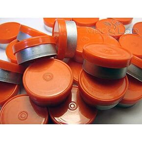 20MM / 13MM Dual/Single Tone Flip Top Seals[Caps] (20MM, Red, 100) in Saudi Arabia