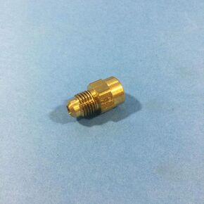 Parker Hannifin 46F-4-2 Brass Female Connector, 45 Degree Flare Fitting, 1/4" Flare Tube x 1/8" Female Thread in Kuwait