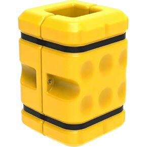 Yellow Column Protector – High Visibility, Impact Resistant, Sturdy and Durable Pole Bumper for Parking Lots & Warehouses (20"x16") in Kuwait