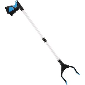 أداة Grabber Reacher، عصا التقاط فولاذية طويلة جدًا قابلة للطي مقاس 32 بوصة مع قبضة مغناطيسية قوية، تدور 360 درجة، أداة إمساك يدوية للوصول، عصا التقاط مخلب قابلة للطي، موسع ذراع طويل (أزرق) in Kuwait
