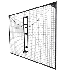 Ball Catching Barrier Net for Square Poles 12FT X 10FT Basketball Hoop Return Accessories UV-Resistant for Outdoor Backyard Community Court in Kuwait