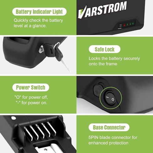 Ebike Battery 48V25Ah, Lightweight 48V Lithium Battery with 40A BMS for 500W 750W 1000W 1500W Bafang &Other Ebike Conversion Kit in Kuwait