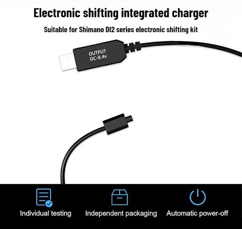 USB Smart Charger for Shimano Di2 11-Speed - Fast, Safe & Compatible with Dura-Ace, Ultegra, GRX, XT, XTR - 1M Cable for Ultimate Convenience! in Kuwait