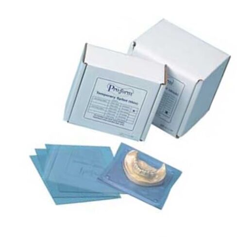 Keystone 9614870 ProForm Splint Mouthguard Retainer Material Stiff Clear 5" x 5" .030" 625/Pk in Kuwait