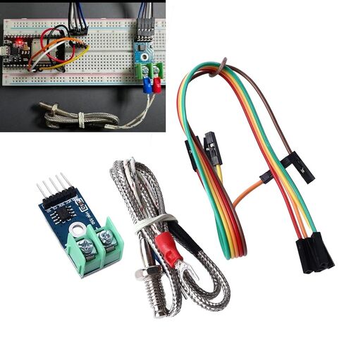 Thermocouple Sensor, ESD Signal 2000V, Wide Application, Type 5K, Thermocouple and Module, Metal Shield for Scientific Research Unit in Kuwait