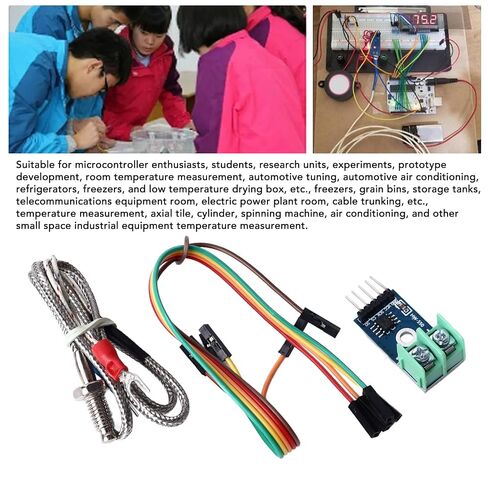 Thermocouple Sensor, ESD Signal 2000V, Wide Application, Type 5K, Thermocouple and Module, Metal Shield for Scientific Research Unit in Kuwait