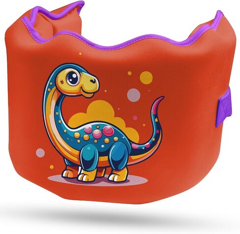 Toddler Swim Belt for Kids 2-6 Years Boys Girls Swim Trainer 33-66 lbs Adjustable Back Float Belt Water Safety Training Floaties for Pool Beach in Kuwait