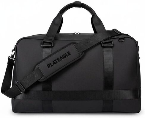 Qianly Golf Clothes Bag Large Capacity Golf Duffel Bag Adjustable Shoulder Strap Shoe Compartment Duffel for Golfers, Travel, Array, Black in Kuwait