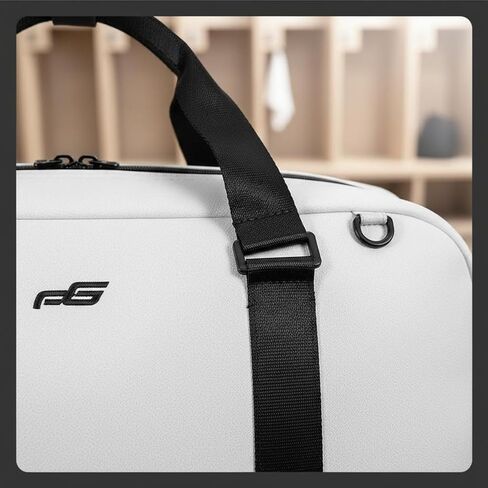 Qianly Golf Clothes Bag Large Capacity Golf Duffel Bag Adjustable Shoulder Strap Shoe Compartment Duffel for Golfers, Travel, Array, Black in Kuwait