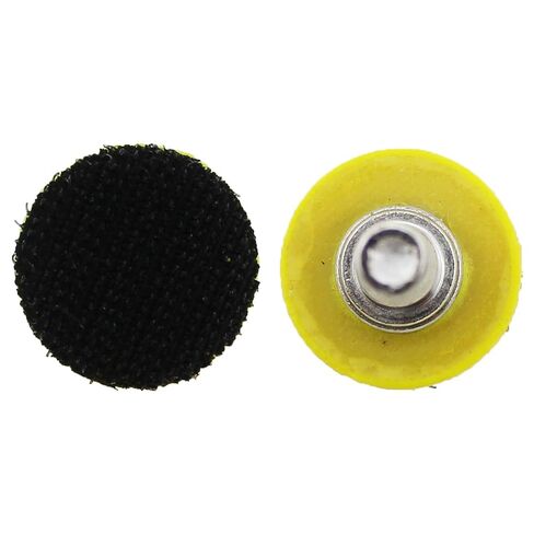 TAODAN 5PCS 1 Inch Hook Loop Wheel Pads with 1/4 Inch Shank Drill Adapter Kit for Grinding and Polishing Metal Wood Rubber Leather Plastic in Kuwait