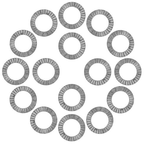 NUOBESTY 20pcs M10 Wedge Locking Washers Set Manganese Steel Spring Lock Washers Anti-Loose for Screws Bolts Industrial and Home Fastening Applications in Kuwait