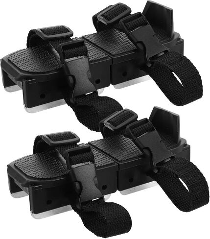 1 Pair Adjustable Ice Skates and Beginners with Comfortable Fit and Plastic Material, for Outdoor Skiing and Winter Sports Training in Kuwait