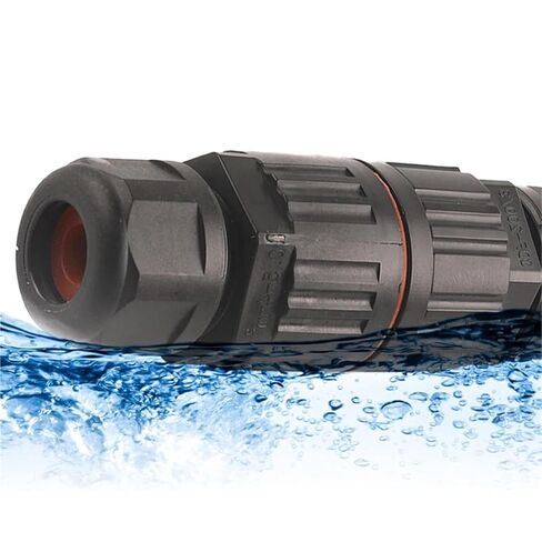 IP68 I/T Shape Waterproof Quick Connector 2/3/5 Pin Solder Less LED Lamp Wire Outdoor Rainproof Electric Junction Box(3P Quick Terminal) in Kuwait