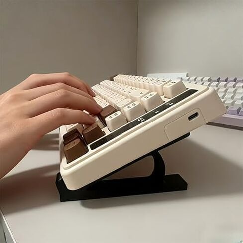 Ergonomic Keyboard Riser Stand, Non-Slip Keyboard Lift Support, Adjustable Desk Keyboard Angle Holder for Office Gaming Use, Universal Keyboard Tray in Saudi Arabia