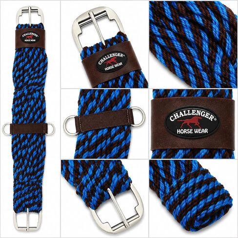 Horse 22" Western 27 Strand Double Weave Two-Tone Mohair Straight Cinch 97RT10-22 in Kuwait