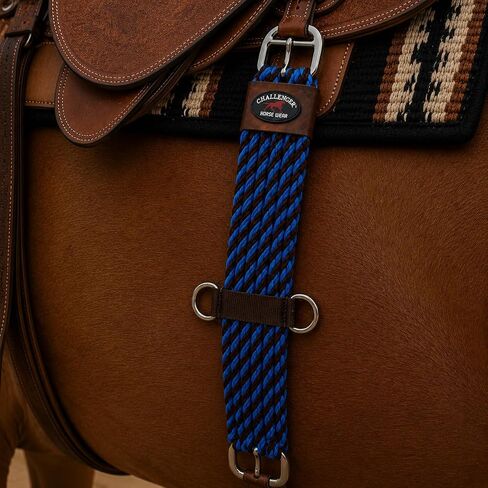 Horse 22" Western 27 Strand Double Weave Two-Tone Mohair Straight Cinch 97RT10-22 in Kuwait