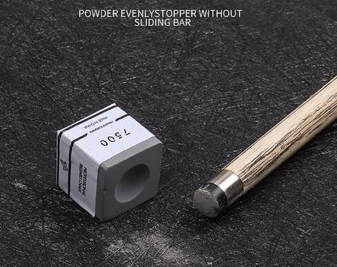 TP7500 Billiard Chalk – Square Grey Fine Powder Snooker & Pool Cue Chalk, Non-Slip, Neutral & Premium Tip Grip for Professional Game Play in Kuwait