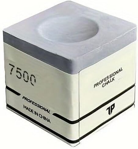 TP7500 Billiard Chalk – Square Grey Fine Powder Snooker & Pool Cue Chalk, Non-Slip, Neutral & Premium Tip Grip for Professional Game Play in Kuwait