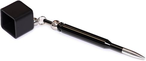 OKKO Bullet Pocket Chalker Billiard Pool Cue Chalk Holder Black + 1 pc of Master Chalk in Kuwait