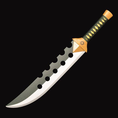 Cosplay Sword of Anime，Meliodas's Lost Bane Sword Cosplay Katana not Metal Prop Green in Kuwait