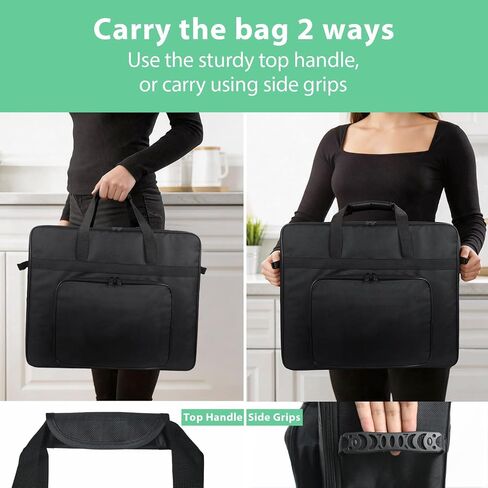 Carrying Case for Ninja SLUSHi XL Smart Frozen Drink Maker FS601BR, Portable Travel Tote Storage Bag with Front-Opening Design for Ninja Slushie XL Machine Accessories (Black) in Kuwait