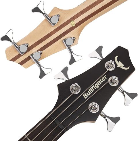 Bullfighter 4-String Electric Bass Guitar, Professional Natural Wood Bass Guitar with Natural Matte Finish, Simple Unpainted Aesthetic DB in Kuwait